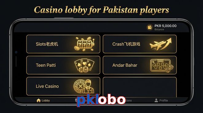 Lobby view of Pklobo for Pakistan users